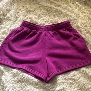 PINK Victoria's Secret Fuchsia Foldover Shorts